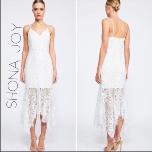 Shona Joy Dresses & Skirts - NWT Shona Joy Lace overlay sweetheart dress 10 L